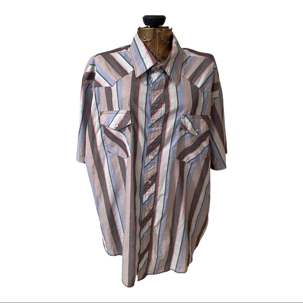 VINTAGE WRANGLER PEARL SNAP